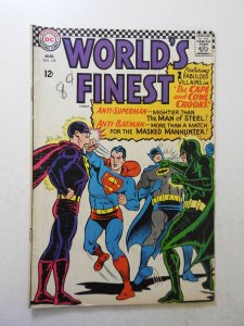 World's Finest Comics #159 (1966) VG Condition moisture stains, ink fc