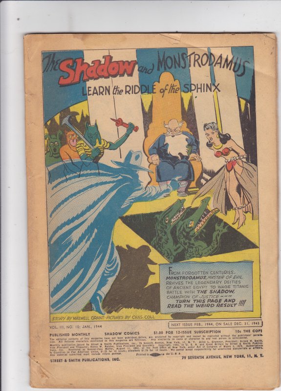 Shadow Comics Vol 3 #10