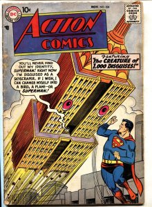 Action Comics #234 comic book Superman- DC Tommy Tomorrow-1957