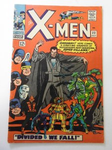 The X-Men #22 (1966) VG Condition piece missing from 1st page impacts art