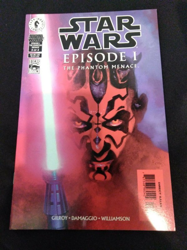 Star Wars Episode I The Phantom Menace #3 of 4 FIRST DARTH MAUL FIRST MACE WINDU