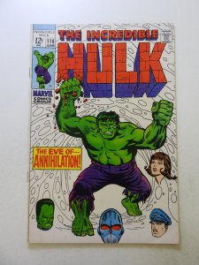 The Incredible Hulk #116 (1969) VF- condition