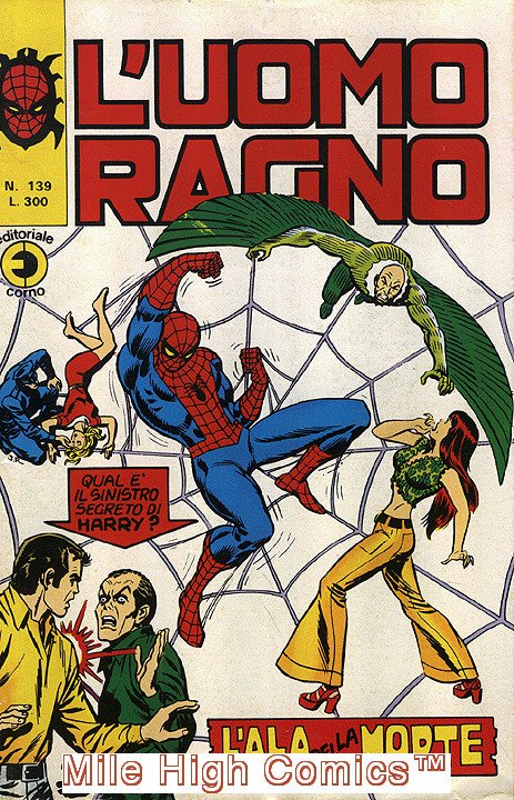SPIDER-MAN ITALIAN (L'UOMO RAGNO) (1970 Series) #139 Fine Comics Book