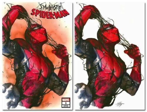 SYMBIOTE SPIDER-MAN #1 GABRIELE DELL'OTTO TRADE/VIRGIN VARIANT SET LTD 600 SETS