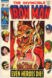 Iron Man 18  F/VF  1968
