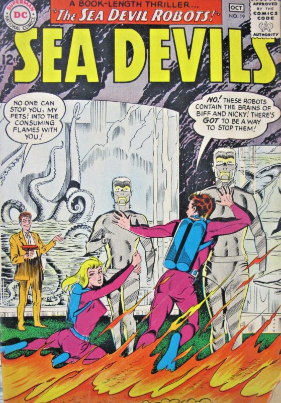 Sea Devils #19 1964 DC Silver Age Comic FN+ 6.5