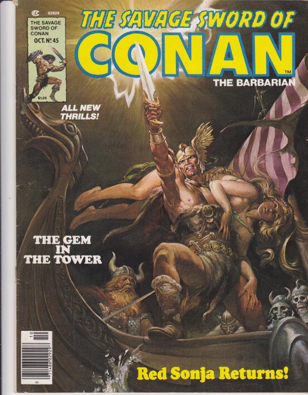 Savage Sword of Conan #45