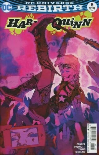 HARLEY QUINN #5 NM 2016 DC COMICS Sienkiewicz Cover B VARIANT 