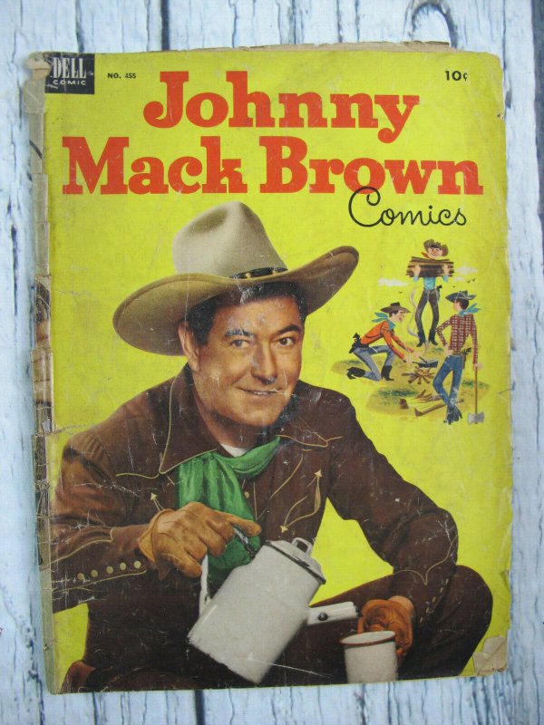 Johnny Mack Brown #455 Dell Comic Golden Age 1953 GD/VG Western