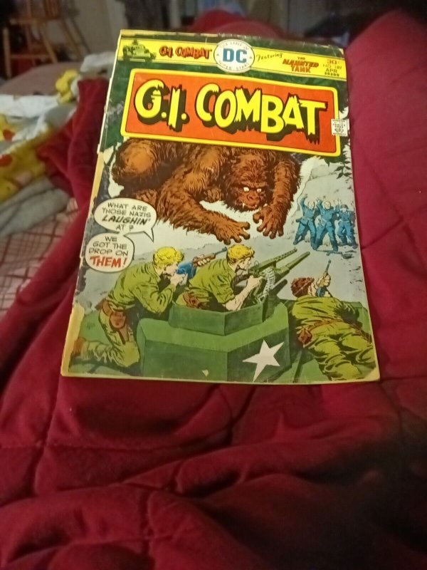 G.I Combat 7 Issue DC Bronze Age Comics Lot Run Set Haunted Tank Collection
