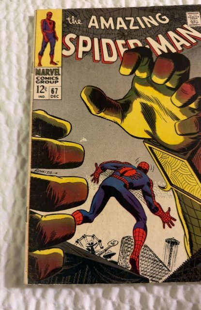 The Amazing Spider-Man #67 (1968)to squash a Spider-Man