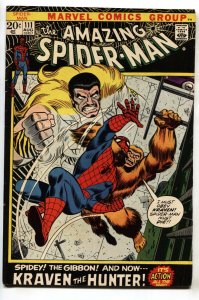 Amazing Spider-Man #111--comic book--1972--Kraven--Marvel--FN+