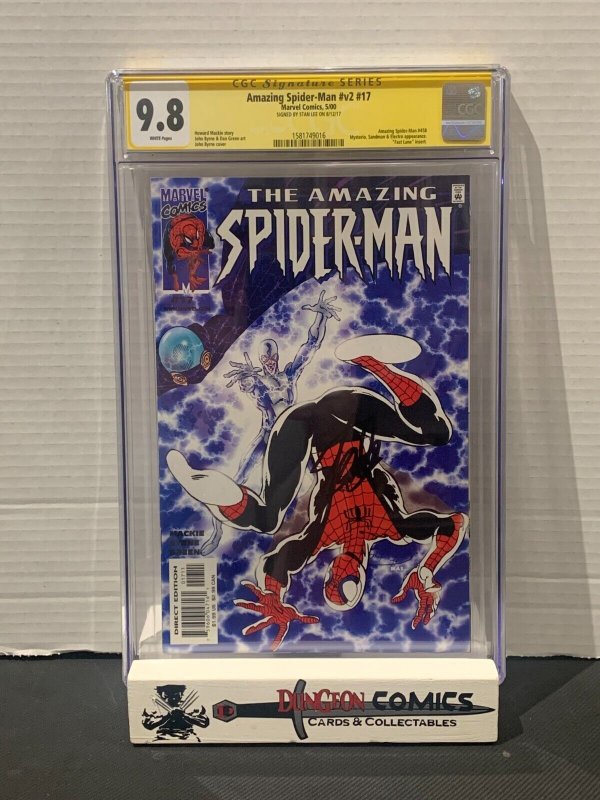 Amazing Spider-Man Vol 2 # 17 Cover A CGC 9.8 2000 SS Stan Lee [GC39]