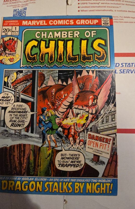 Chamber of Chills #1 (1972)Dragon stalks by night