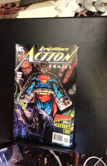 Action Comics #891 (2010) Lex Luther! Frankenstein-superman!