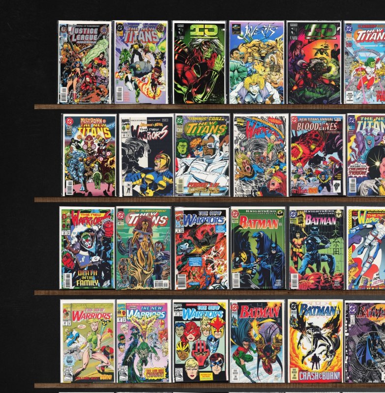 Huge Lot 150+ Comics with The New Warriors, The New Titans & More!