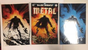 Dark Knights Metal (2017) # 1 (NM) Signed By Snyder & Capullo Comicsketchart.com