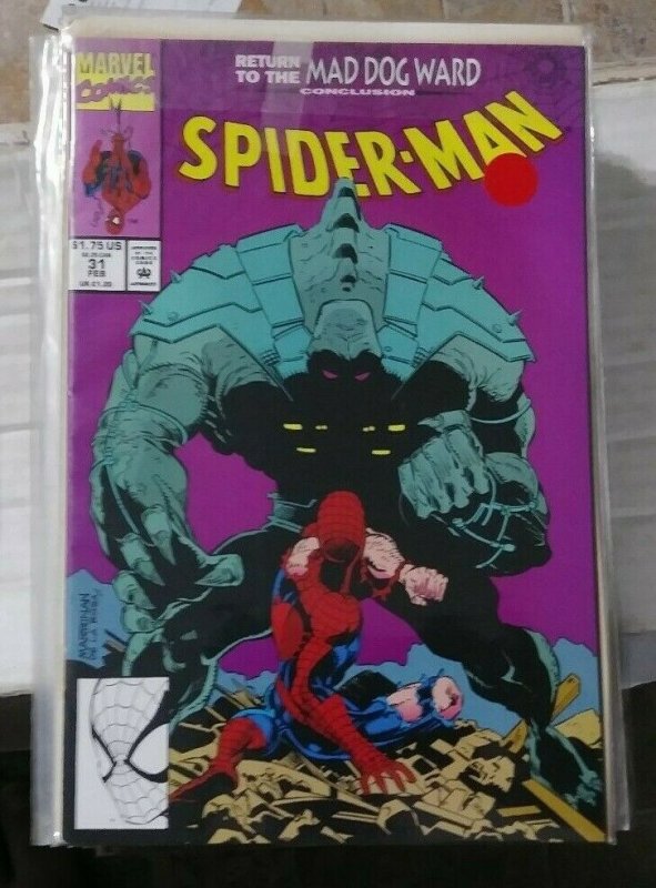 SPIDER-MAN # 31 MARVEL 1993  mad dog ward 