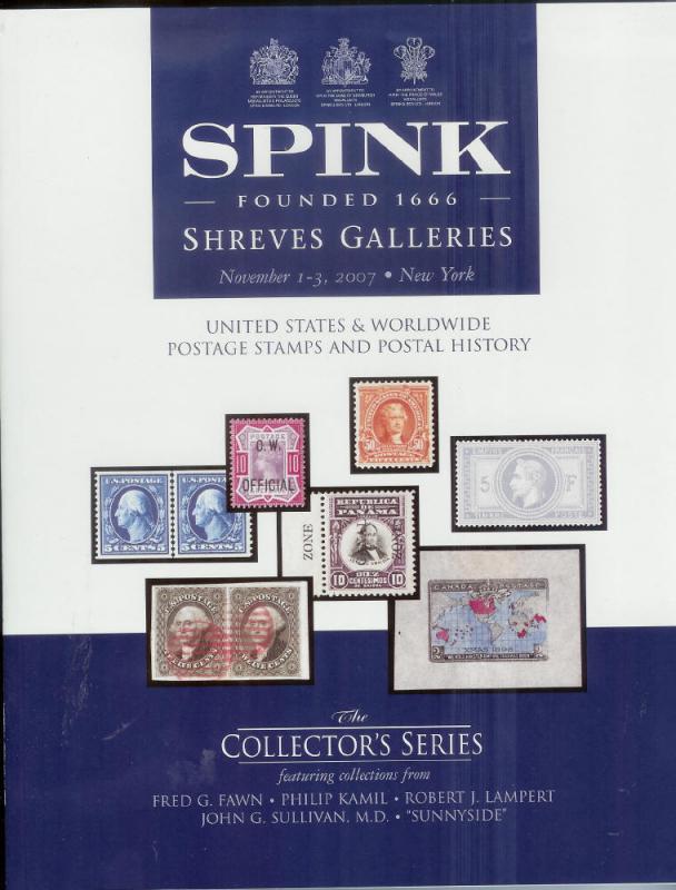 Spink-Shreves Collectors Series, November 2007