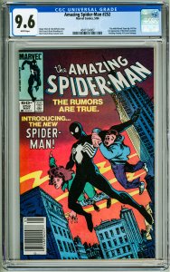 The Amazing Spider-Man #252 (1984) CGC 9.6! White Pages!