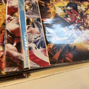 Avengers Invaders #1-12  Complete Series Alex Ross Art- NAMOR, IRONMAN, SPIDEY 
