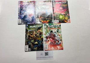 5 Justice League DC Comics Books #18 19 20 22 23 Johns 37 JW13