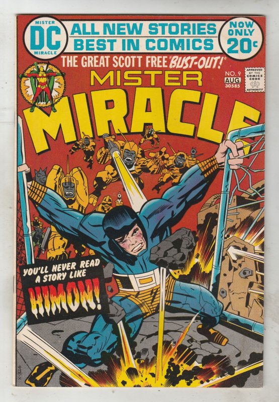 Mister Miracle #9 (Aug-72) NM- High-Grade Scott Free (Mister Miracle), Big Barda