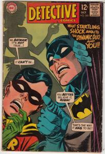 Detective Comics #380 (Oct-68) VG- Affordable-Grade Batman, Robin the Boy Wonder