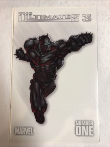 Ultimates 3 (2008) # 1 (NM) 1:100 Madureira Black Panther Variant Cover