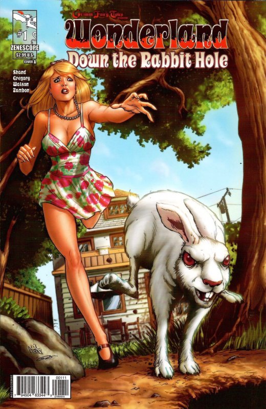 Grimm Fairy Tales presents Wonderland: Down the Rabbit Hole #1 a-d covers (2013)