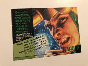 LOKI #68 card : 1994 Marvel Masterpieces, NM; Hilderbrandt art