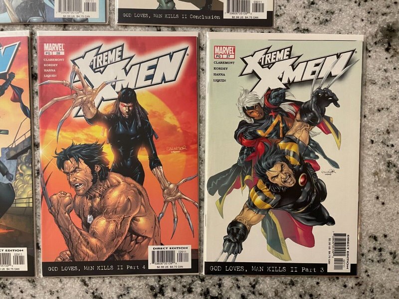 Lot Of 5 X-Treme X-Men Marvel Comic Books # 27 28 29 30 31 NM Wolverine CM28