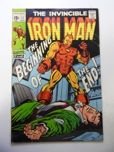 Iron Man #17 (1969) 1st App of Madame Masque! GD/VG Cond tape on bc