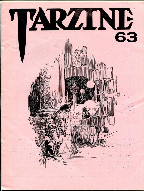 Tarzine #63 1988-Fanzine for collectors of Tarzan and ERB memorabilia-VF