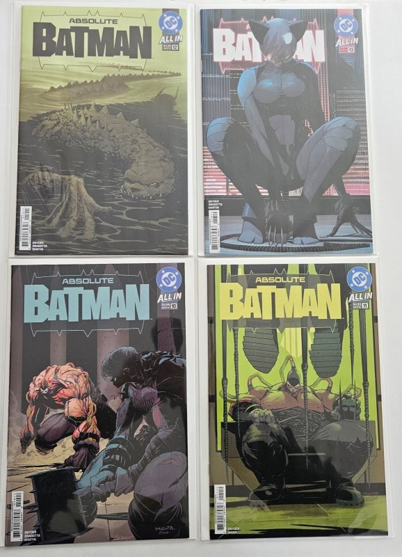 Absolute Batman #1-16 (1st Print) FULL RUN + Annual/ArkM Custom Portfolio Book