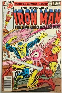 INVINCIBLE IRON MAN#117 VF 1978 MARVEL BRONZE AGE COMICS