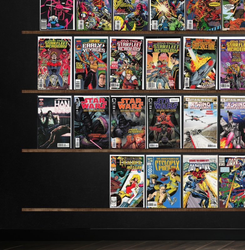 Huge Lot 150+ Comics with Deathlok, Darkhawk, Badger, Daredevil & More!