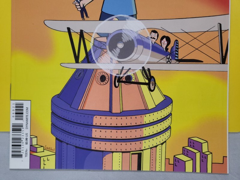 Bob's Burgers #6 Cover B Paul Claerhout Variant 2015 Dynamite Volume 2