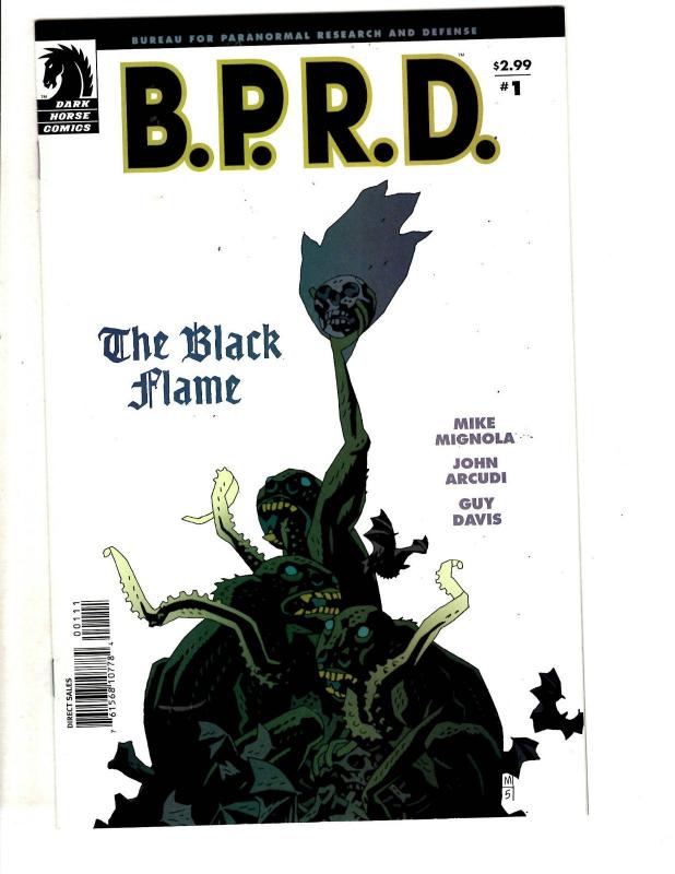 10 Dark Horse Comics BPRD # 1 2 3 4 5 6 Black Flame + Aeon Flux # 1 2 3 4  JC11