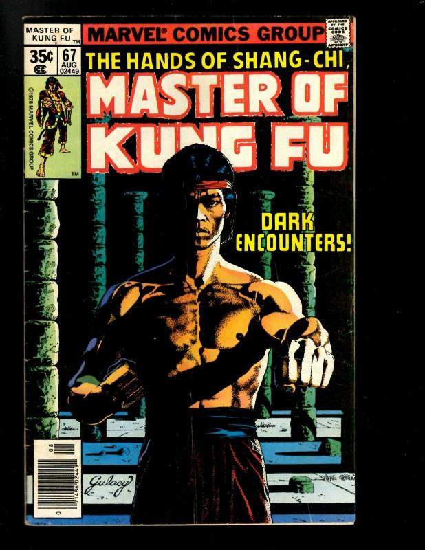 10 Master of Kung Fu Marvel Comics # 64 65 67 68 69 70 71 72 79 89 WS6