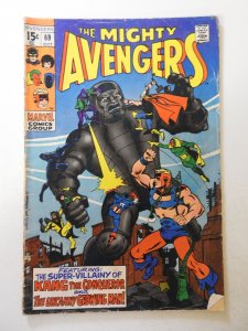 The Avengers #69 (1969) GD/VG Condition see desc