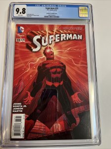 Superman (2014) # 33 (CGC 9.8)  John Romita Jr. 1:100