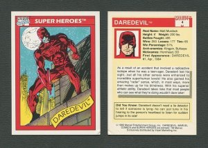 1990 Marvel Comics Card  #4  (Daredevil)  NM