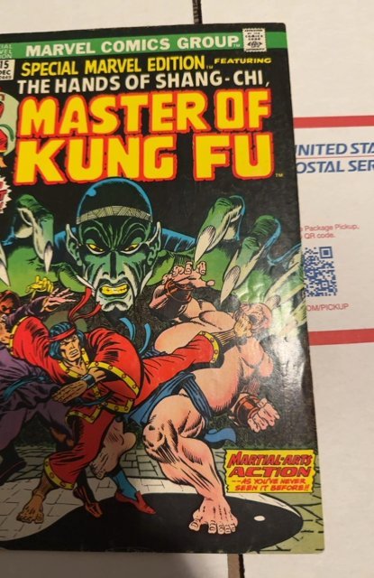 Special Marvel Edition #15 (1973)first app of Shang-Chi