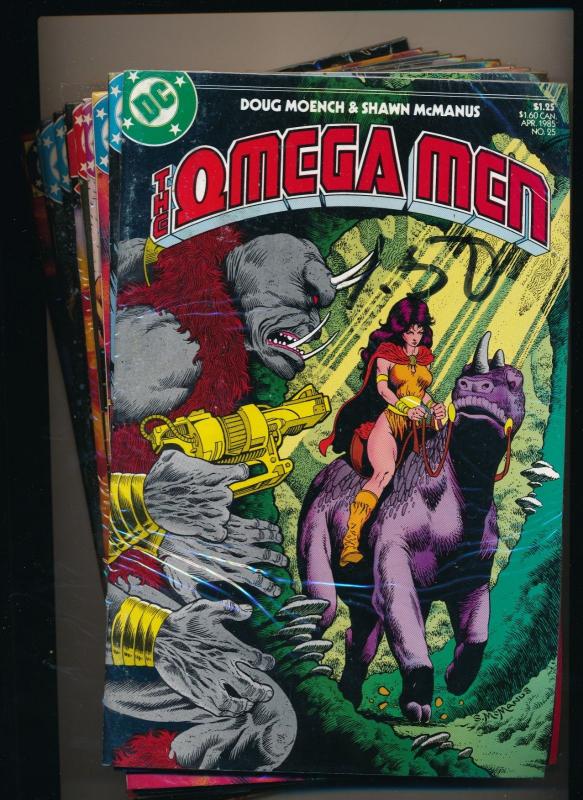 DC Huge Lot of 35!! OMEGA MEN 1983-85 #1,4-18, 20-25, 27-38 & Annual 1&2 (PF97)