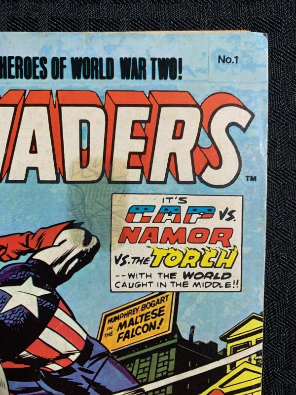 1975 THE INVADERS Yaffo Australian Comic Magazine #1 VG 4.0 Cap vs Namor