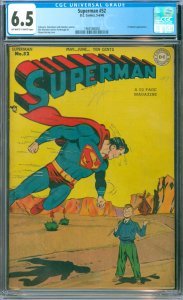 Superman # 52 CGC Graded 6.5 Prankster Appearance