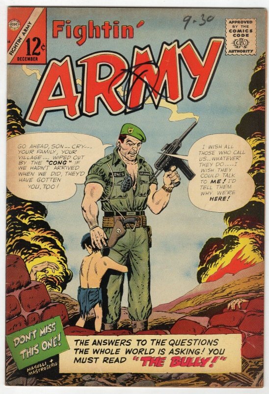 Fightin' Army #66 VINTAGE 1965 Charlton Comics