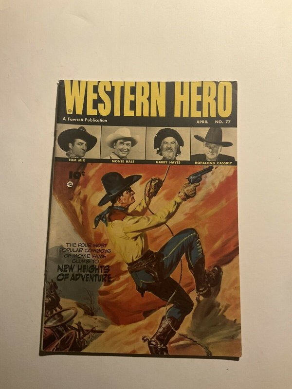 Western Hero 77 Very Fine Vf 8.0 Fawcett