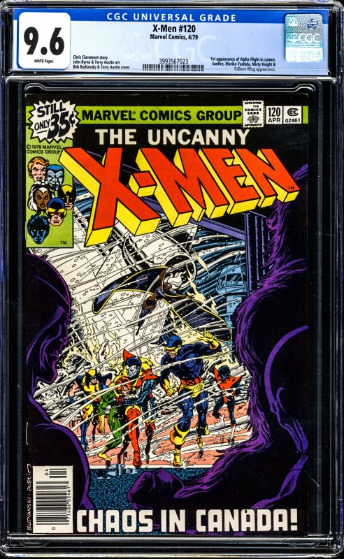 X-Men #120 (1979) CGC Graded 9.6! First App. Alpha Flight!